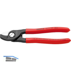KNIPEX Kabelschere 9511 f�r Kabel 15 mm/50 mm�, KS-Griff, br�niert, L=165 mm
