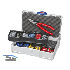 KNIPEX Crimpsortiment Aderendh�lsen isoliert im Systainer + Crimpzange