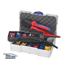 KNIPEX Crimpsortiment Kabelverbinder im Systainer + Crimpzange + Abisolierzange