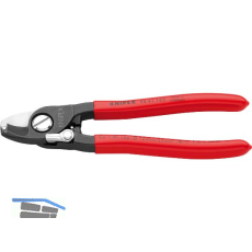 KNIPEX Kabelschere 9541 m. Abisolierfunktion Kabel 15 mm/50 mm� KS-Griff L=165mm