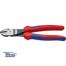 KNIPEX Kraft-Seitenschneider Form 0 DIN 5749 2K-Griff L�nge 200 mm