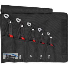 KNIPEX Wasserpumpenzangenset Cobra� 5-teilig 001955S5 in Rolltasche schwarz