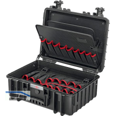 KNIPEX Werkzeugkoffer Robust23 leer 002135LE, 470x190x370 mm, Kunststoff schwarz