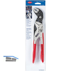 KNIPEX Zangenschl�ssel-/Wapu-Set Cobra 003120V03, 2-teilig, L=180 und 250 mm