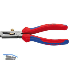 KNIPEX Abisolierzange 1102, f�r Kabel 0,5 mm, 10 mm�, AWG 7, L=160 mm