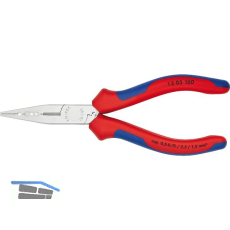 KNIPEX Verdrahtungszange, verchromt, 2-K 160 mm