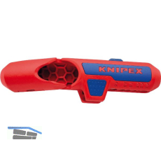 KNIPEX Abmantelungswerkzeug ErgoStrip� mit �ffnungsfeder � 8-13 mm, Linksh�nder