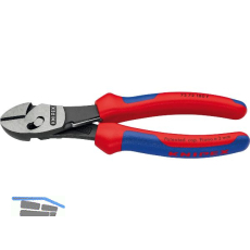 KNIPEX Kraftseitenschneider TwinForce�, 2-K mit Feder 180 mm