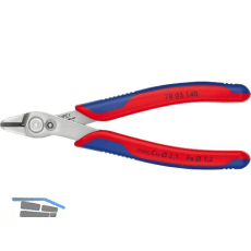 KNIPEX Elektronik-Seitenschneider Super Knips� XL 7803 DIN 9654 Form 0, L=140 mm