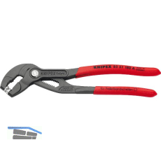 KNIPEX Federbandschellen-Zange 8551180A, bis 50 mm, 15 Positionen, L=180 mm