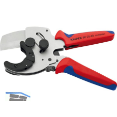 KNIPEX Rohrabschneider f�r Verbund-/Kunststoffrohre 9025, 26-40 mm, L=210mm