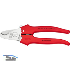 KNIPEX Kabelschere 9505 f�r Kabel 10 mm/24 mm�, KS-Griff, L=165 mm