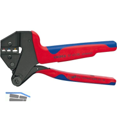 KNIPEX Crimp-Systemzange 974306 mit Crimpeinsatz f�r isolierte Kabelschuhe