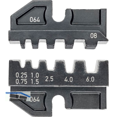 KNIPEX Crimpeinsatz 974908, isolierte+unisolierte Aderendh�lsen 0,25-6 mm�