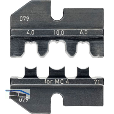 KNIPEX Crimpeinsatz 974971, Solar-Steckverbinder MC 4 (Multi-Contact) 4-10 mm�
