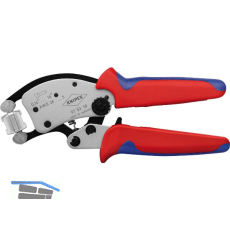 KNIPEX Crimpzange Twistor16 selbsteinstellend Aderendh�lsen 0,14-16 mm� L=200 mm