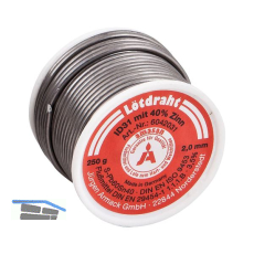 Kolofonium-L�tdraht (R�hren-Lot) � 3 mm Rolle =250 g