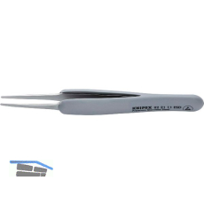 KNIPEX Gummi-Pinzette 922111ESD Edelstahl L�nge 123 mm