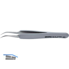 KNIPEX Gummi-Pinzette 923110ESD Edelstahl L�nge 122 mm