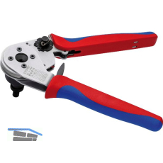 KNIPEX Vierdornpresszange 975267DT f�r DT-Kontakte 0,35-3 mm�, L=230 mm
