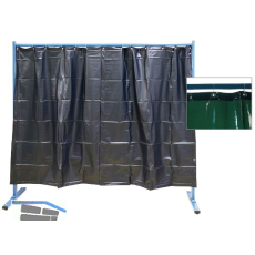 KEMPER Schwei�erschutzwand 1-teilig Breite 2.10 m hellgr�n