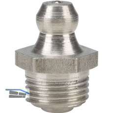 Kegelkopf (Hydraulik) Schmiernippel gerade H1 Gewinde Gr��e R1/8"