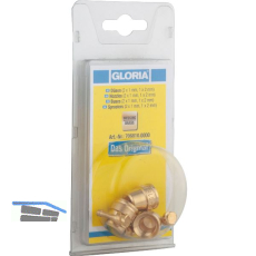 GLORIA Hohlkegeld�sen-Set Messing