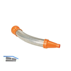 PRESSOL Auslaufrohr Metall 300 mm flexibel passend zu Wei�blech Trichter
