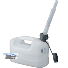 PRESSOL Wasserkanister Polyethylen mit Auslaufrohr Inhalt 5 Liter