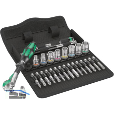 WERA Zyklop Speed Steckschl�ssel- und Bit Satz 1/4" 8100 SA 6 28-teilig