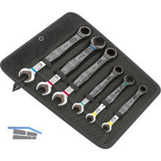 WERA Maul-Ringratschenschl�ssel-Satz Doppelmaul JOKER 6-teilig