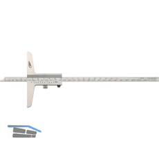 HELIOS PREISSER Tiefenmessschieber Form A DIN 862 Messbereich 0-200 mm