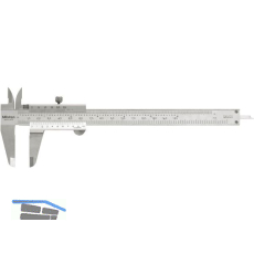 MITUTOYO Analog-Messschieber m. Feststellschraube Tiefenma� flach Messb. 0-150mm