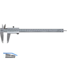 MITUTOYO Analog-Messschieber m. Feststellschraube Tiefenma� flach Messb. 0-200mm