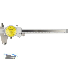 MITUTOYO Uhrenmessschieber 505-732 mit Feststellschraube Messbereich 0-150 mm