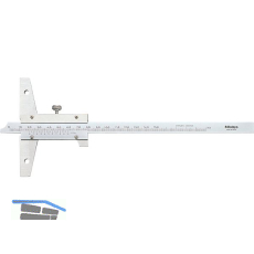MITUTOYO Tiefenmessschieber mit Feststellschraube Messbereich 0-200 mm