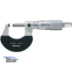 MITUTOYO B�gelmessschraube Werkszertifikat DIN 863/1 Messbereich 0-25 mm