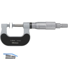 MITUTOYO B�gelmessschraube mit Tellermessfl�chen DIN 863-1 Messbereich 0-25 mm