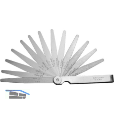 RICHTER F�hlerlehre Messbereich 0,03-0,10 mm Blattl�nge 100 mm 8 Blatt
