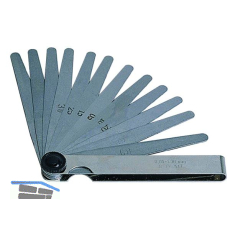 F�hlerlehre Messbereich 0,05-1,00 mm Blattl�nge 100 mm 20 Blatt
