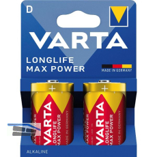 VARTA Batterie Longlife Max Power LR20/D 1,5 Volt 2 St�ck