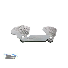 Gewindeschablone aus Stahl ausklappbar mit Fixierschraube 52 Blatt