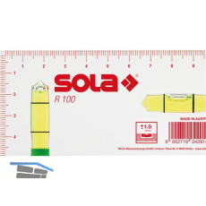 SOLA Klein-Wasserwaage R100 Abmessung 100 x 50 x 15 mm