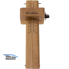 STUBAI Holz-Streichma� doppelt Skala 0-100 mm L�nge 220 mm