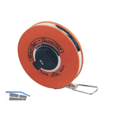 RICHTER Stahlma�band Metri 10 m wei�lackiert in Kapsel Anfang A Genauigkeit II