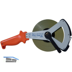 RICHTER Rahmen Stahlma�band Metri 100 m wei�lackiert Anfang B Genauigkeit II