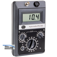 GANN Hydromette RTU 600 4-fach Messger�t f�r Holz, Bau, Luft, Temperatur