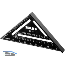 SOLA Sparrenwinkel RS 18 185 x 185 mm schwarz beschichtet