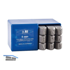 Schlagziffern-Satz Gravurem-Sonderklasse 5 mm