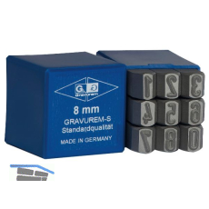 Schlagziffern-Satz Standard 12 mm